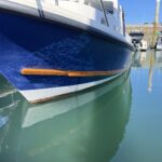 seaward hull close up
