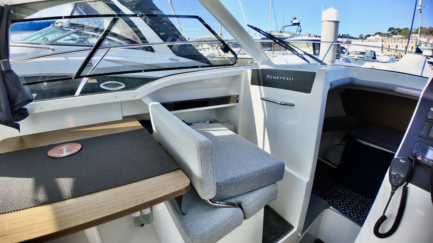 forward and rear seat