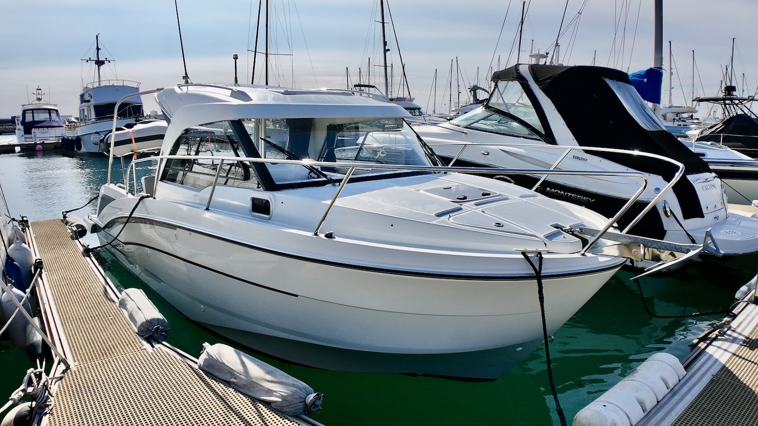 Beneteau 8 starboard side