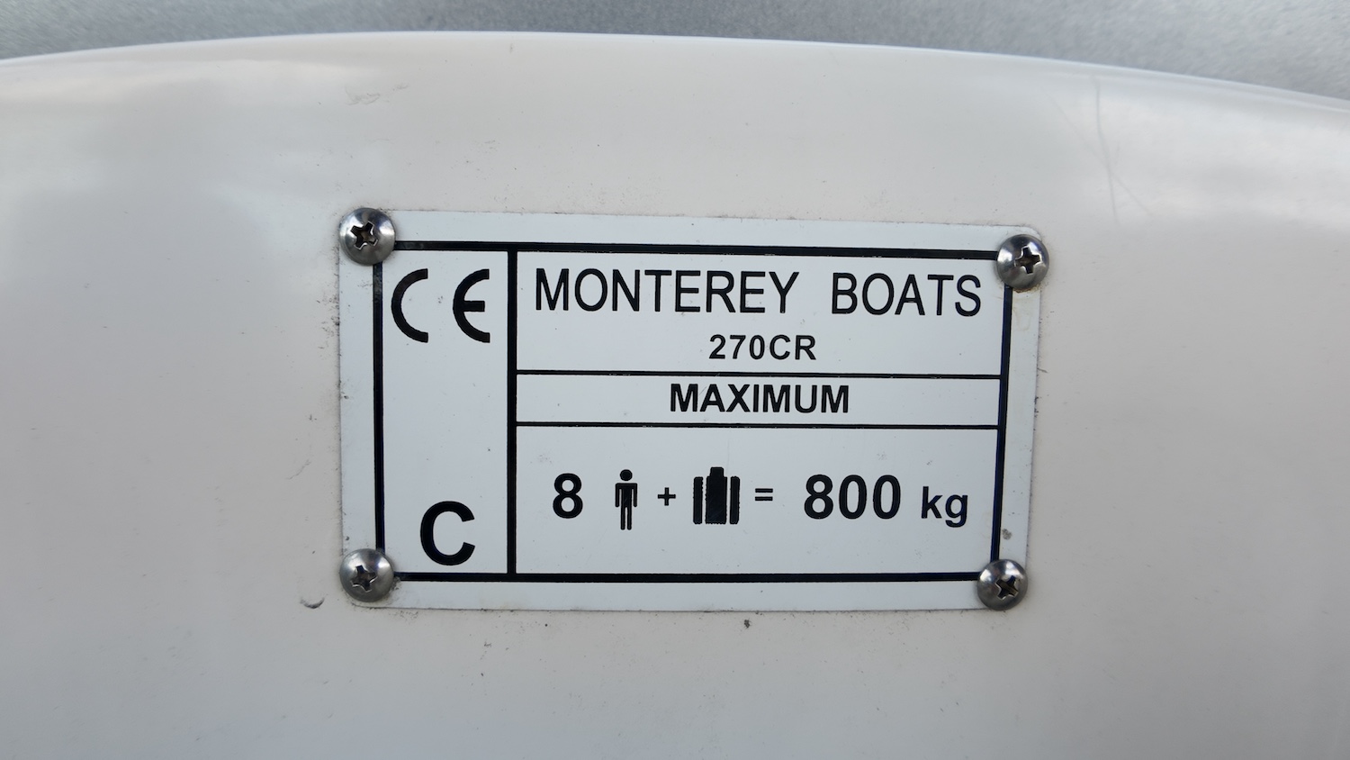 Monterey builders plate